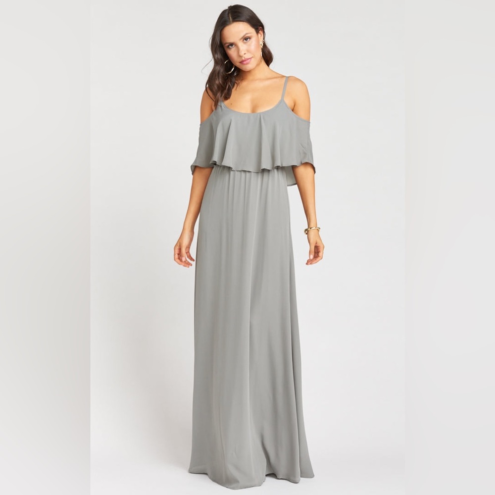 Show Me Your Mumu Caitlin Ruffle Maxi Dress size XXS